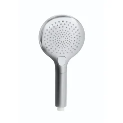 LED-Handbrause mit Wasserverbrauchsanzeige u Farbwechsler 3 Strahlarten*Valblue Hot