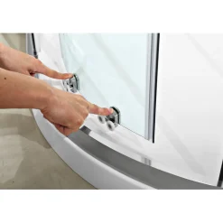 Runddusche Ronda für Duschwanne mit 550 mm Radius chromoptik^Valblue Discount