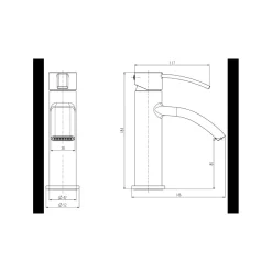 Waschbeckenarmatur California*Valblue Online