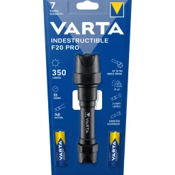 LED-Taschenlampe Indestructible F20 Pro inkl Batteriebestückung^Varta