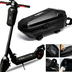 Velix Lenkertasche Zubehör Tasche für Lenker L30 cm mit Haltebändern Schwarz