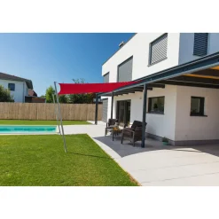 Viereck-Segel Cannes 4 x 4 m brick^ New