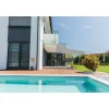 Viereck-Segel Capri 5 x 5 m grau