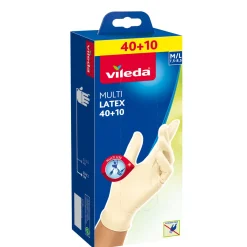 Einmalhandschuh Multi Latex 40+10 Stück Gröe M/L*Vileda Outlet
