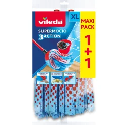 Ersatzmopkopf Supermocio 3ACTION Doppelpack*Vileda Sale