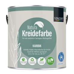 Vincent Natura Kreidefarbe Karibik matt 2,5 L