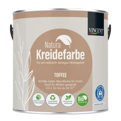 Vincent Natura Kreidefarbe Toffee matt 2,5 L
