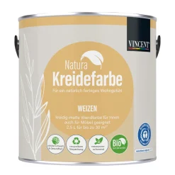 Vincent Natura Kreidefarbe Weizen matt 2,5 L