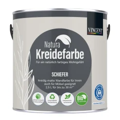 Vincent Natura Kreidefarbe Schiefer matt 2,5 L