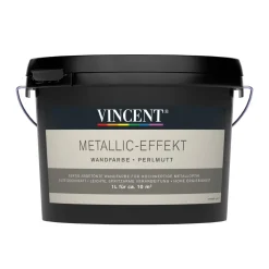 Vincent Metallic-Effekt Wandfarbe perlmutt 1 L
