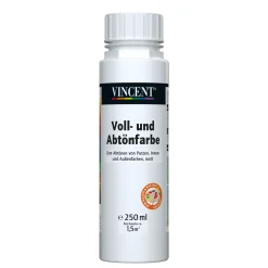 Voll- und Abtönfarbe weiß 0,25 L*Vincent Online