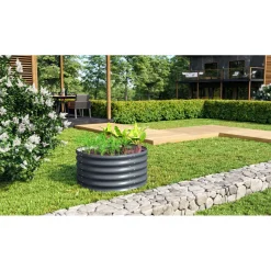 Hochbeet Terra rund granit*Vitavia Outlet