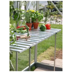 Alutisch abklappbar 120 x 50 cm Alu blank*Vitavia Discount