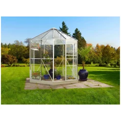 Gewächshaus Juno 4500 4,5m² 3 mm weiß^Vitavia Outlet