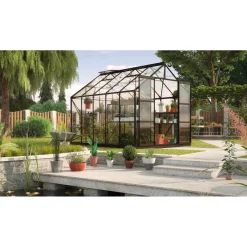 Gewächshaus Uranus 8300 8,3m² schwarz^Vitavia New