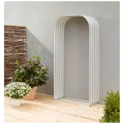 Kaminholzregal Lignum 401 hoch silber-grau^Vitavia Outlet