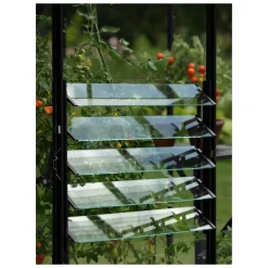 Vitavia Lamellen-Wandfenster schwarz mit ESG