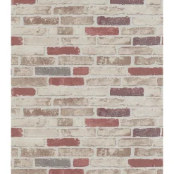 Vliestapete Stein 10,05 x 0,53 m rot