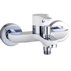 Wannenfüllarmatur Diziani chrom-weiß