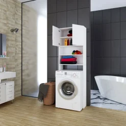 Waschmaschinenüberbau Jutas weiß*VCM Outlet