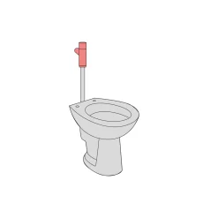 WC-Druckspüler ¾ verchromt* Discount