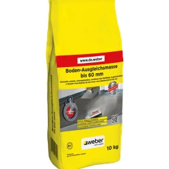 Weber Bodenausgleichsmasse bis 60 mm 10 kg^Saint-Gobain Weber Online