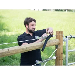 Weidezaun Top Line Horewire 200 m weiß^ Hot