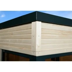 Massivholz-Sauna Valida Größe 4 Sparset 9,0 kW K inkl integrierter Steuerung^Weka Best