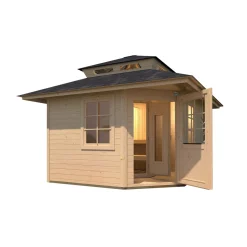 Saunahaus Kurikka Sparset 7,5 kW Bio S natur*Weka Discount