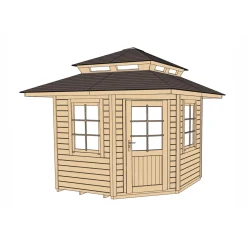 Saunahaus Kurikka Sparset 7,5 kW OS natur*Weka New