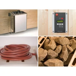 Saunahaus Kurikka Sparset 7,5 kW OS natur*Weka New