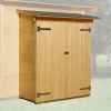 Anbauschrank für Gartenhaus 19/21 mm lasiert^Weka Discount
