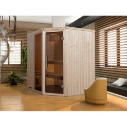 Elementecksauna „Varberg 2“ GTF^Weka Outlet