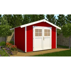 Gartenhaus 122 Größe 2 schwedenrot*Weka