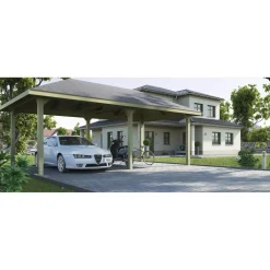 Gartenoase 651 D 310 x 608 x 306 cm Bitumendachbelag^Weka Best