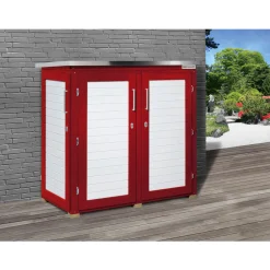 Gartentruhe Q rot 160 x 80 cm^Weka Online