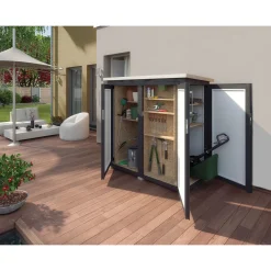 Gartentruhe Q rot 160 x 80 cm^Weka Online