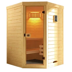 Massivholz-Elementsaunaauna „Laukkala 1“, 38 mm, GT*Weka Outlet