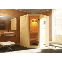 Massivholz-Elementsaunaauna „Laukkala 1“, 38 mm, GT*Weka Outlet