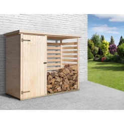 Multifunktionsschrank Maxim mit Holzlagerplatz*Weka Outlet