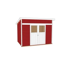 Weka Schiebetürhaus 225 Größe 1 schwedenrot