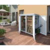 Weka Terrassenschrank Q grau 160 x 161 x 75 cm