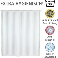 Anti-Schimmel Duschvorhang Palais Textil Polyester 180 x 200 cm waschbar^Wenko Hot