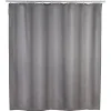 Anti-Schimmel Duschvorhang Uni Grey Textil Polyester 180 x 200 cm waschbar^Wenko Hot