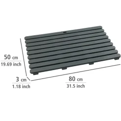 Badematte Indoor und Outdoor Grau 50 x 80 cm*Wenko Outlet