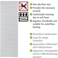 Badematte Wei Weichschaummatte*Wenko New