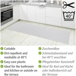 Badematte Wei Weichschaummatte*Wenko New