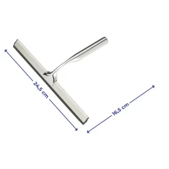 Wenko Badezimmerwischer Terni Plus Duschabzieher mit Turbo-Loc Wandbefestigung zum Ankleben