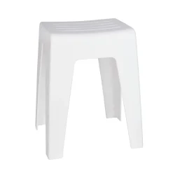 Badhocker Kumba Weiß Stabile Qualität aus Kunststoff*Wenko New