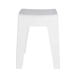 Badhocker Kumba Weiß Stabile Qualität aus Kunststoff*Wenko New